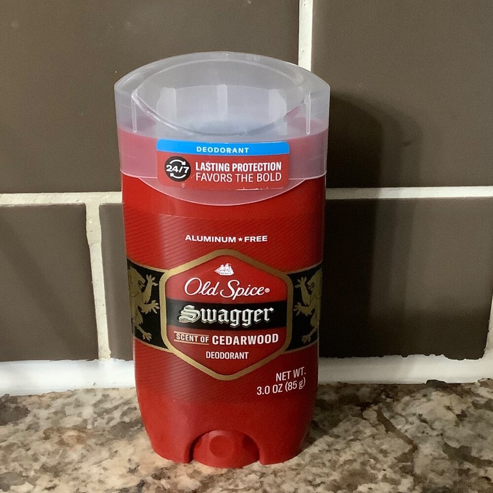 Old Spice Swagger Scent Of Cedarwood Deodorant 3 Oz Aluminum-Free 24/7‎